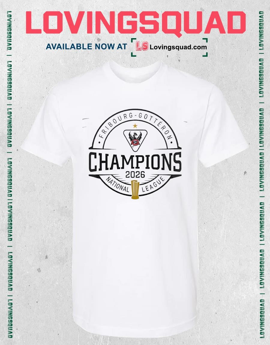 HC Fribourg-Gottéron Schweizer Meister 2026 National League Champions Shirt