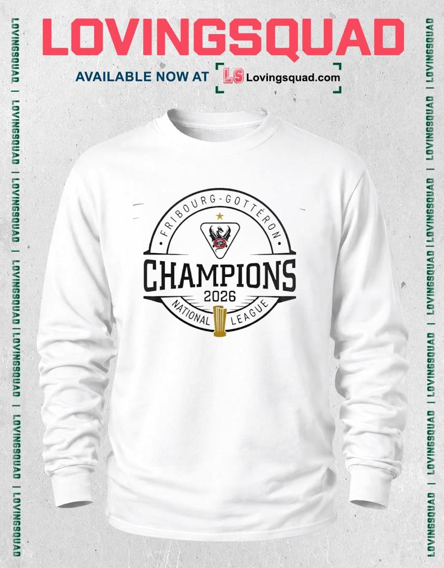 HC Fribourg-Gottéron Schweizer Meister 2026 National League Champions Shirt