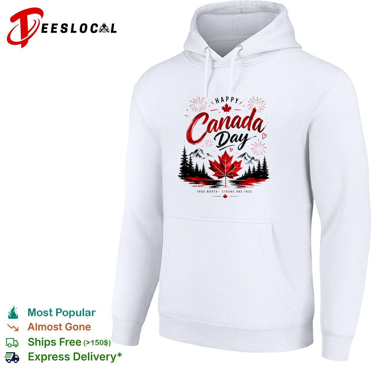 Happy Canada Day true north strong and free shirt