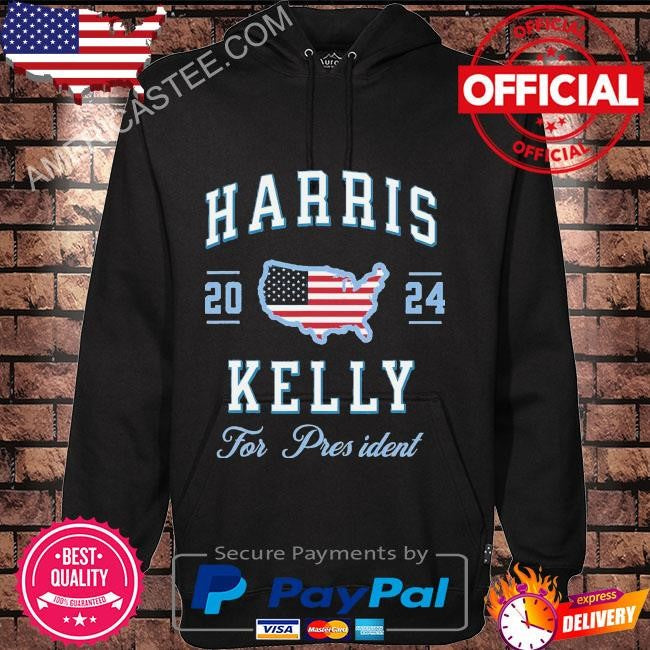 Harris kelly 2024 usa flag presidential election vintage shirt