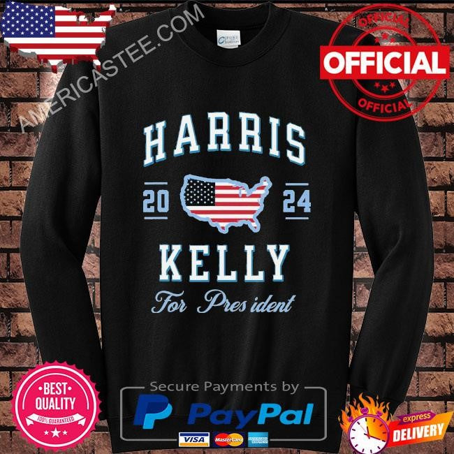 Harris kelly 2024 usa flag presidential election vintage shirt
