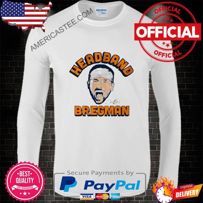Headband alex bregman signature shirt