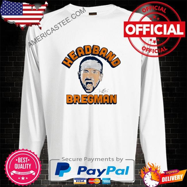 Headband alex bregman signature shirt