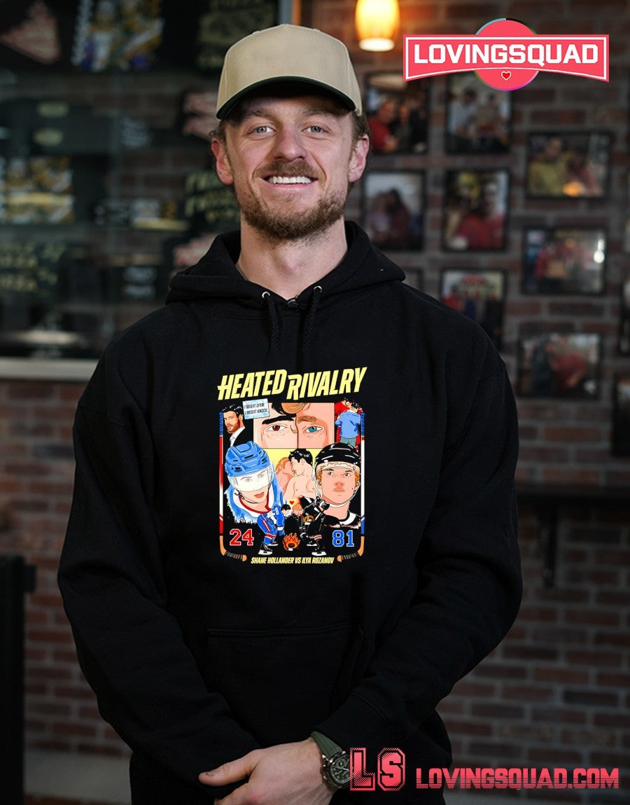 Heated Rivalry Characters Ilya Rozanov 81 vs Shane Hollander 24 Shirt