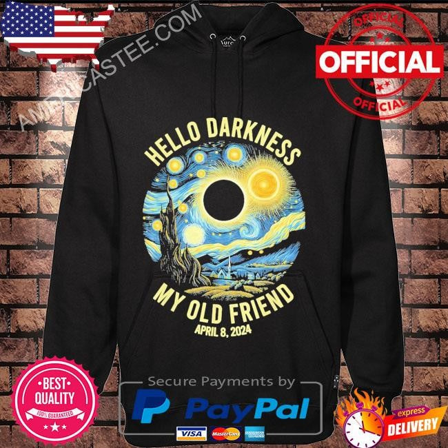 Hello Darkness My Old Friend Solar Eclipse April 8 2024 T-Shirt