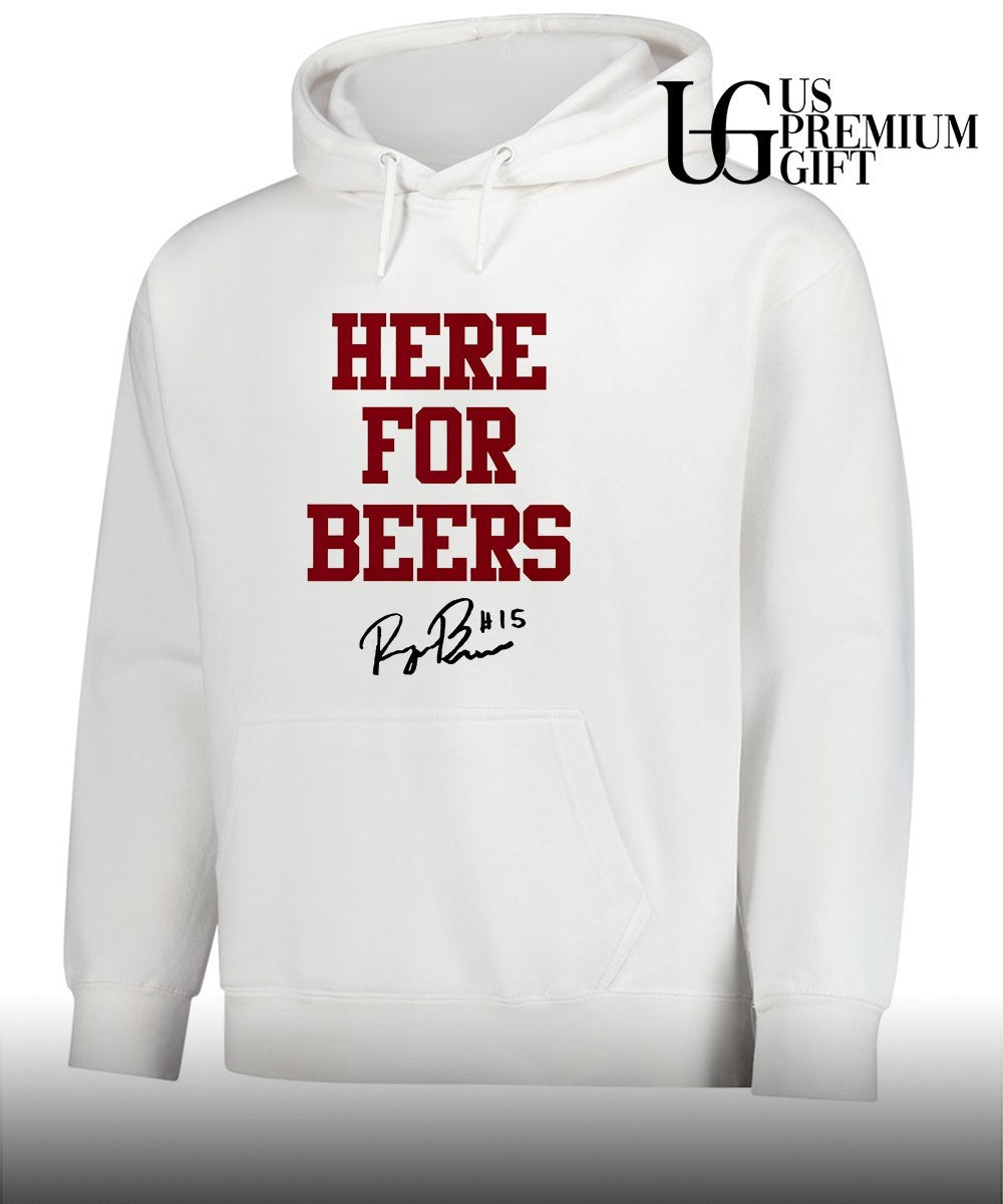 Here For Beers Raegan Beers Oklahoma Sooners signature shirt