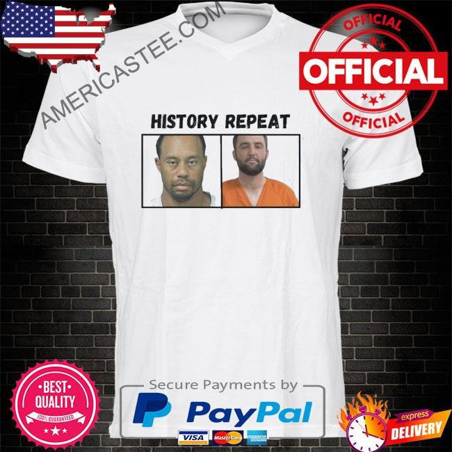 History repeat scottie scheffler mugshot shirt