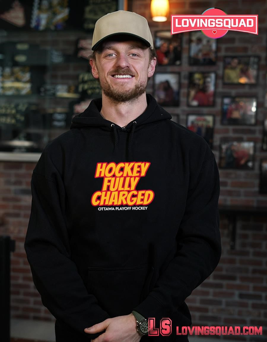 Hockey Fully Charged Ottawa Playoff Hockey Shirt
