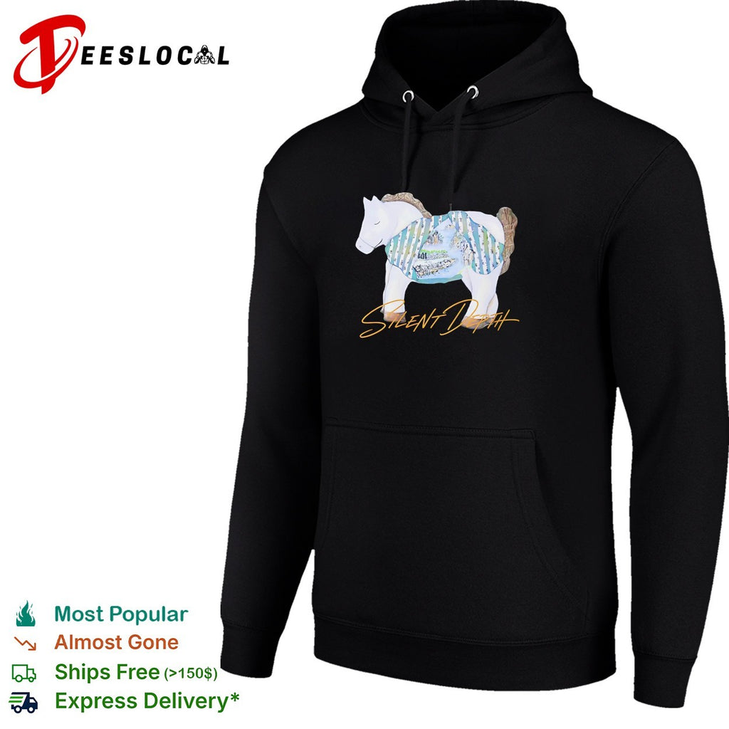 Horse with mountain landscape painted body Silent Depth shirt
