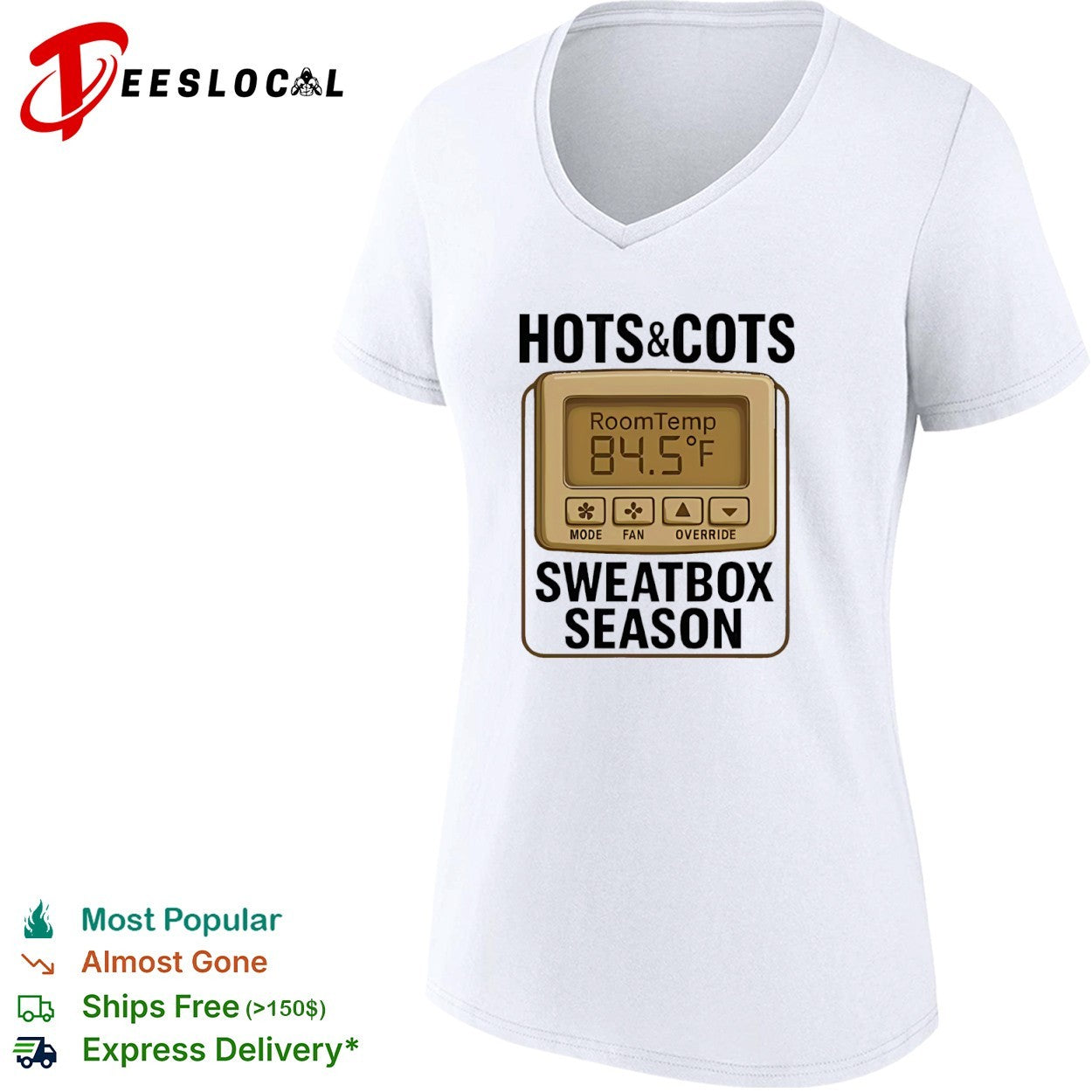 Hots and Cots sweatbox season thermostat shirt