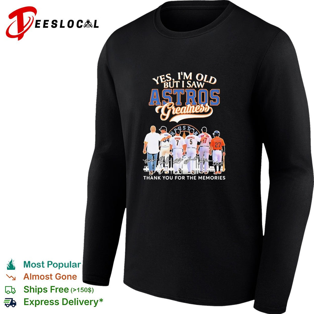 Houston Astros yes I’m old but I saw greatness Ryan Biggio Bagwell Beltran shirt