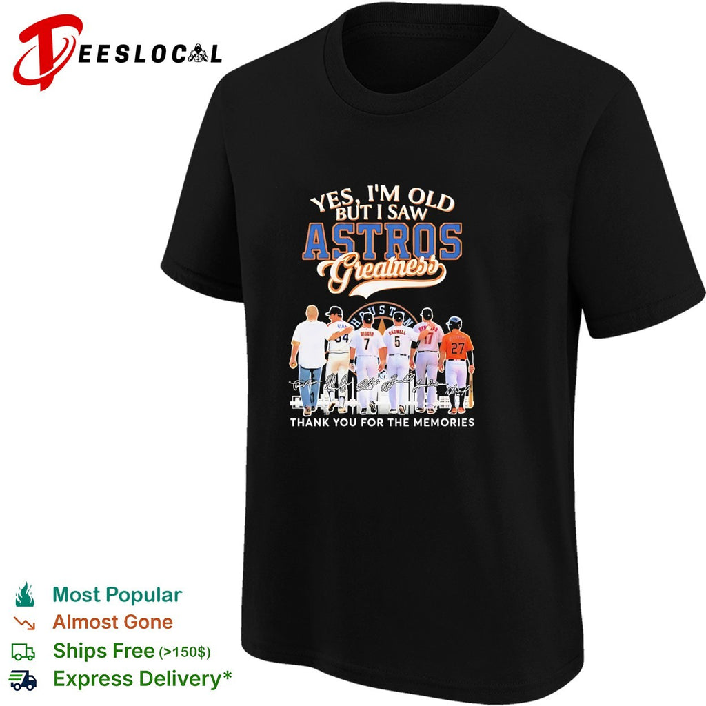 Houston Astros yes I’m old but I saw greatness Ryan Biggio Bagwell Beltran shirt