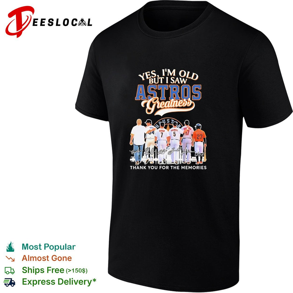 Houston Astros yes I’m old but I saw greatness Ryan Biggio Bagwell Beltran shirt