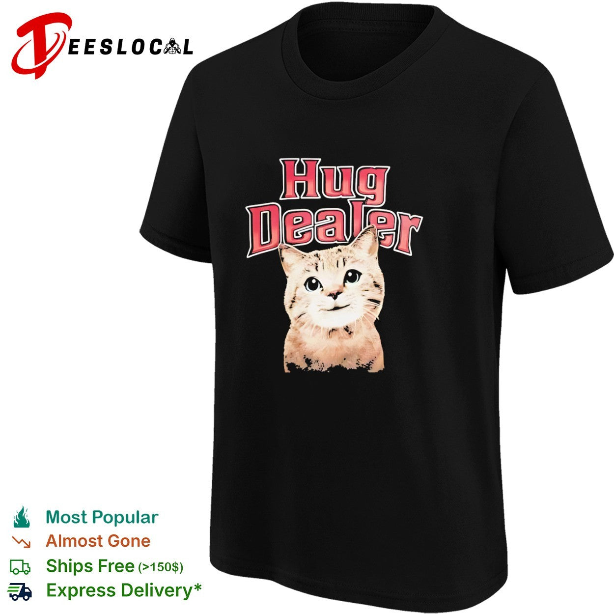 Hug Dealer Cute Tabby Cat shirt