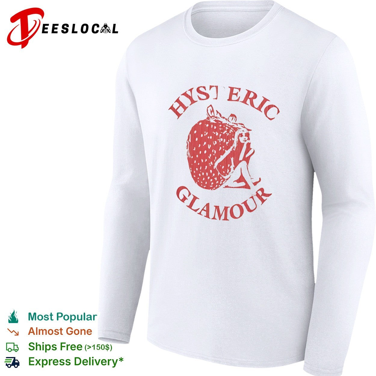 Hysteric Glamour strawberry shirt