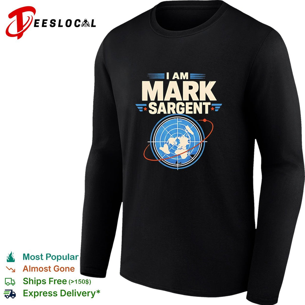 I Am Mark Sargent Flat Earth Map Conspiracy Theory vintage shirt