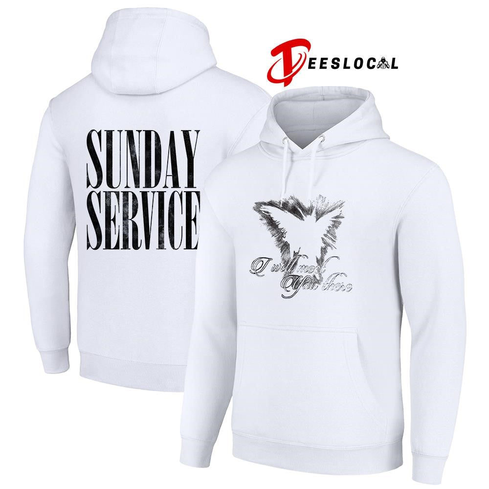 I will meet you there sunday service graphic shirt