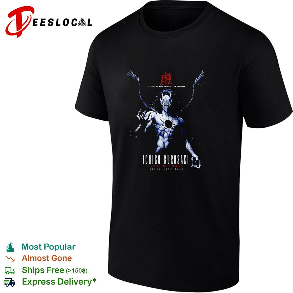 Ichigo Kurosaki Vasto Lorde Bleach manga hollow void shirt