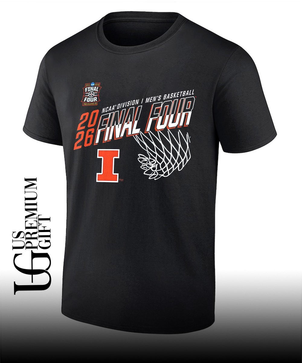 Illinois Fighting Illini 2026 NCAA D1 Men’s Basketball March Madness Final Four shirt