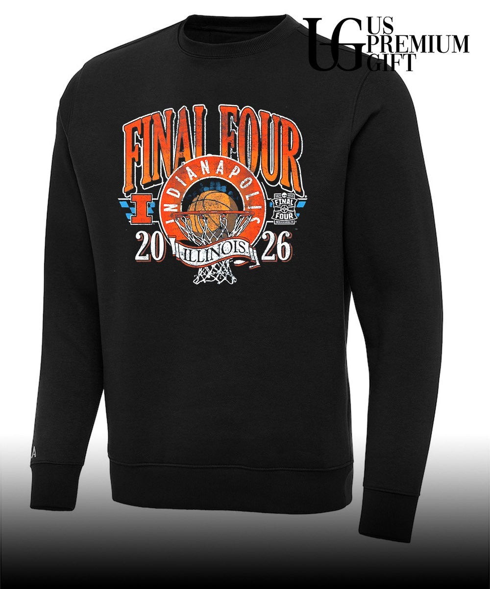 Illinois Fighting Illini Basketball 2026 NCAA Final Four vintage shirt