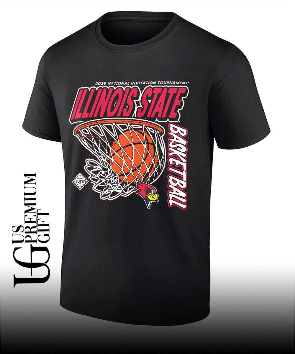 Illinois State Redbirds Division I Men’s Basketball Postseason NIT National Invitation Tournament 2026 shirt