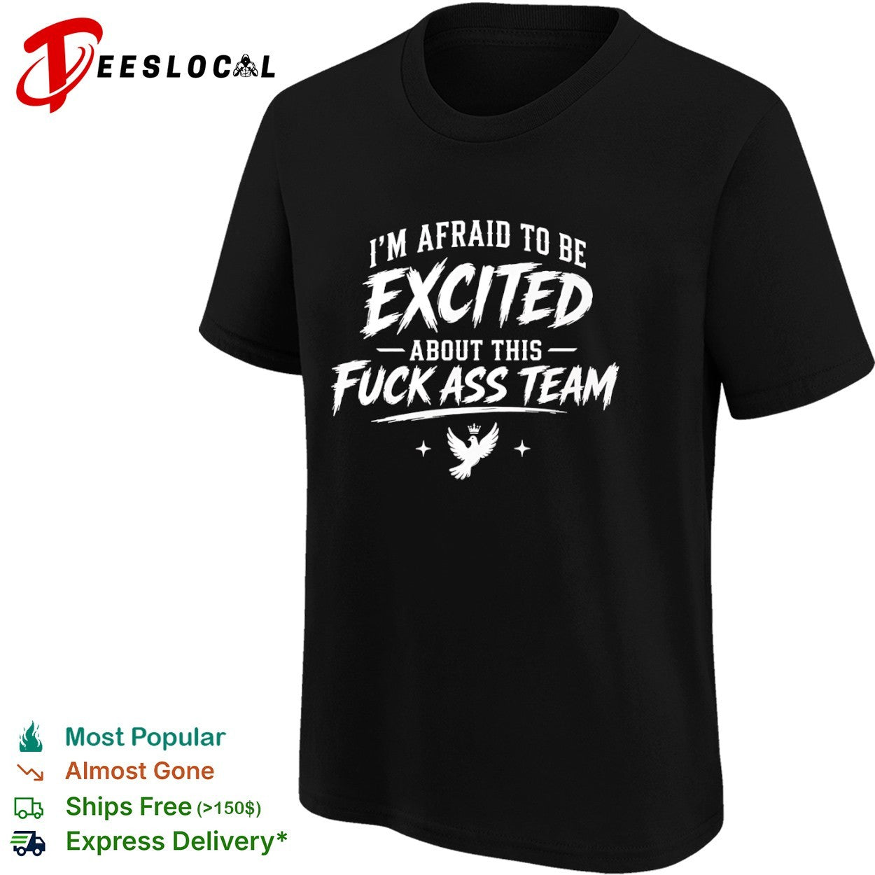 I’m afraid to be excited about this fuck ass team dove shirt