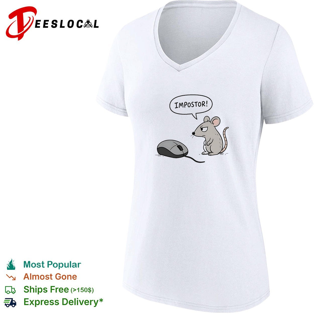 Impostor Mouse funny rat among us rodent shirt