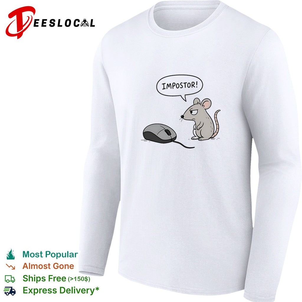 Impostor Mouse funny rat among us rodent shirt