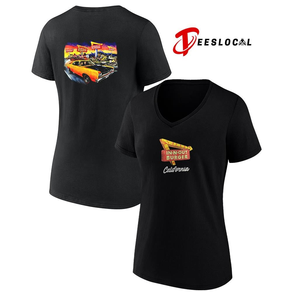 In n Out burge California comic vintage graphic shirt