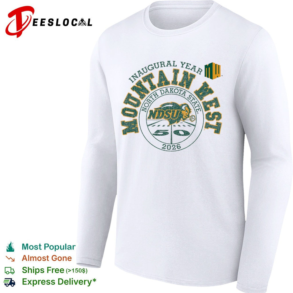 Inaugural Year Mountain West North Dakota State NDSU 2026 50 football shirt