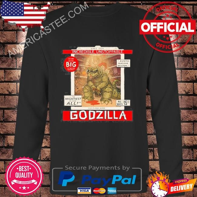 Incredible Unstoppable Godzilla Since 1954 Tee Shirt