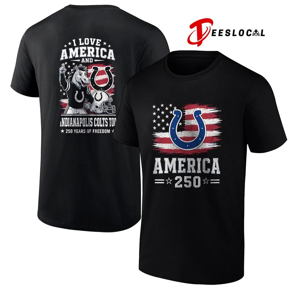 Indianapolis Colts 250 years of freedom mascot shirt