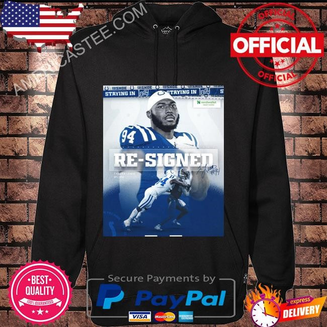 Indianapolis colts re-signed two more back on board signature shirt