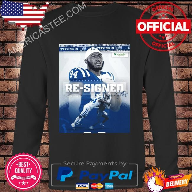 Indianapolis colts re-signed two more back on board signature shirt