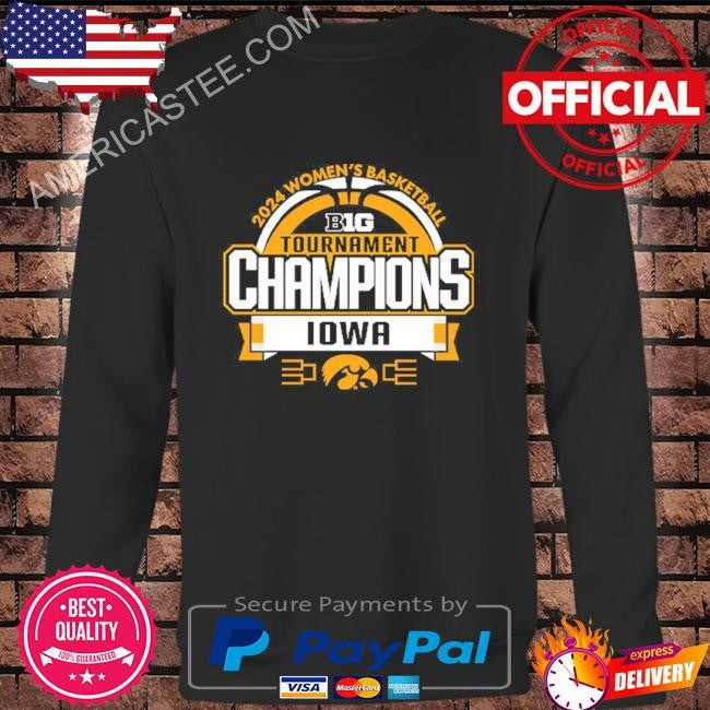 Iowa Hawkeyes Blue 84 Unisex 2024 Big Ten Women’s Basketball Conference Tournament Champions shirt
