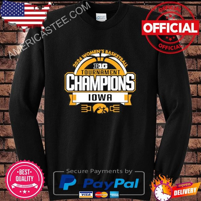 Iowa Hawkeyes Blue 84 Unisex 2024 Big Ten Women’s Basketball Conference Tournament Champions shirt