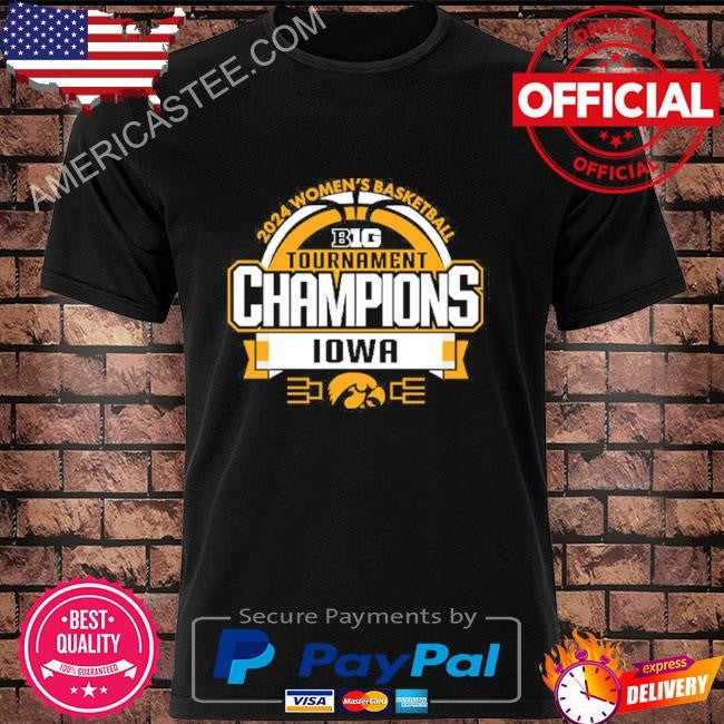Iowa Hawkeyes Blue 84 Unisex 2024 Big Ten Women’s Basketball Conference Tournament Champions shirt
