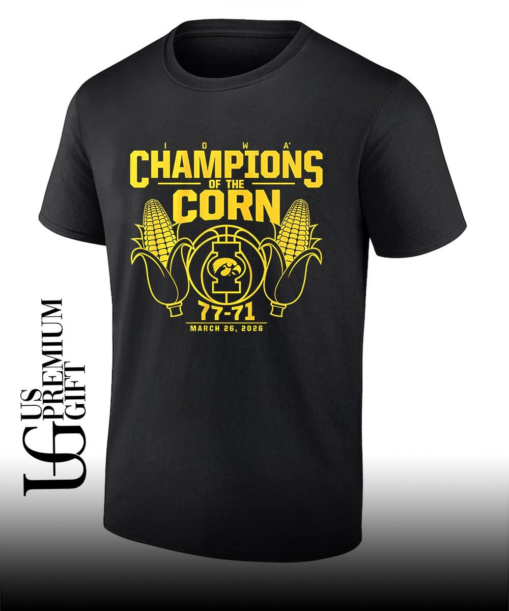 Iowa Hawkeyes Men’s Basketball Champions Of The Corn 2026 shirt