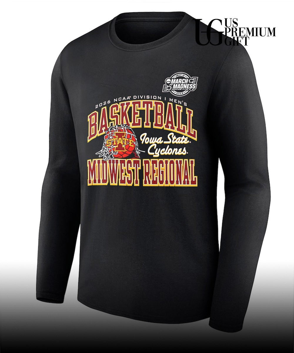 Iowa State Cyclones basketball NCAA Division I March Madness Midwest Regional 2026 shirt