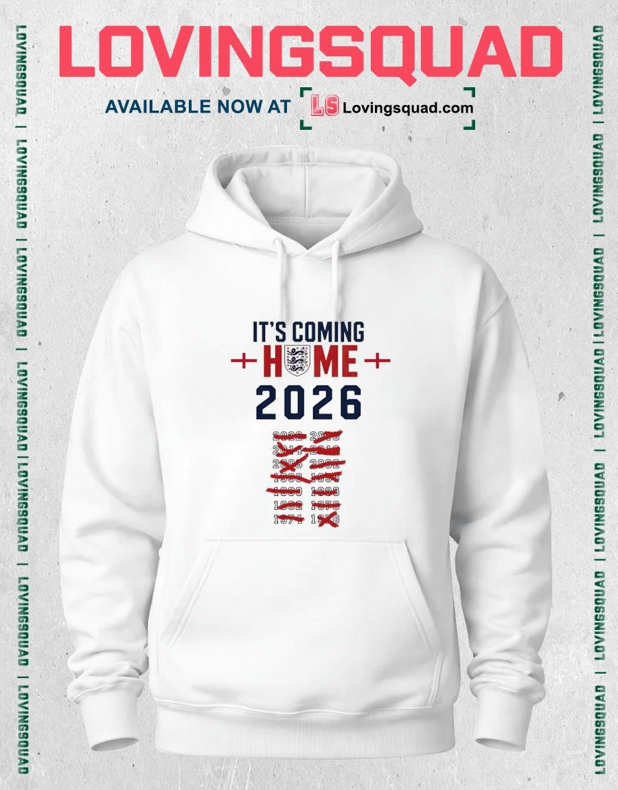 It’s coming home 2026 England national football shirt