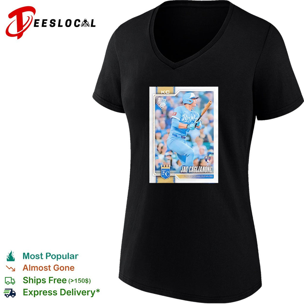Jac Caglianone Kansas City Royals MLB Topps 75 First Baseman shirt