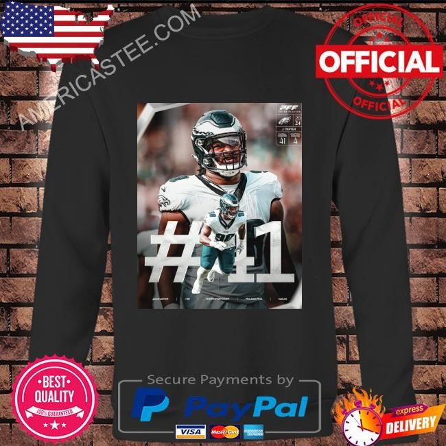 Jalen carter the only 2023 rookie to make an appearance on this year’s pff50 shirt