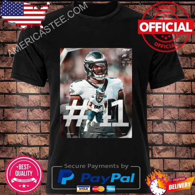 Jalen carter the only 2023 rookie to make an appearance on this year’s pff50 shirt