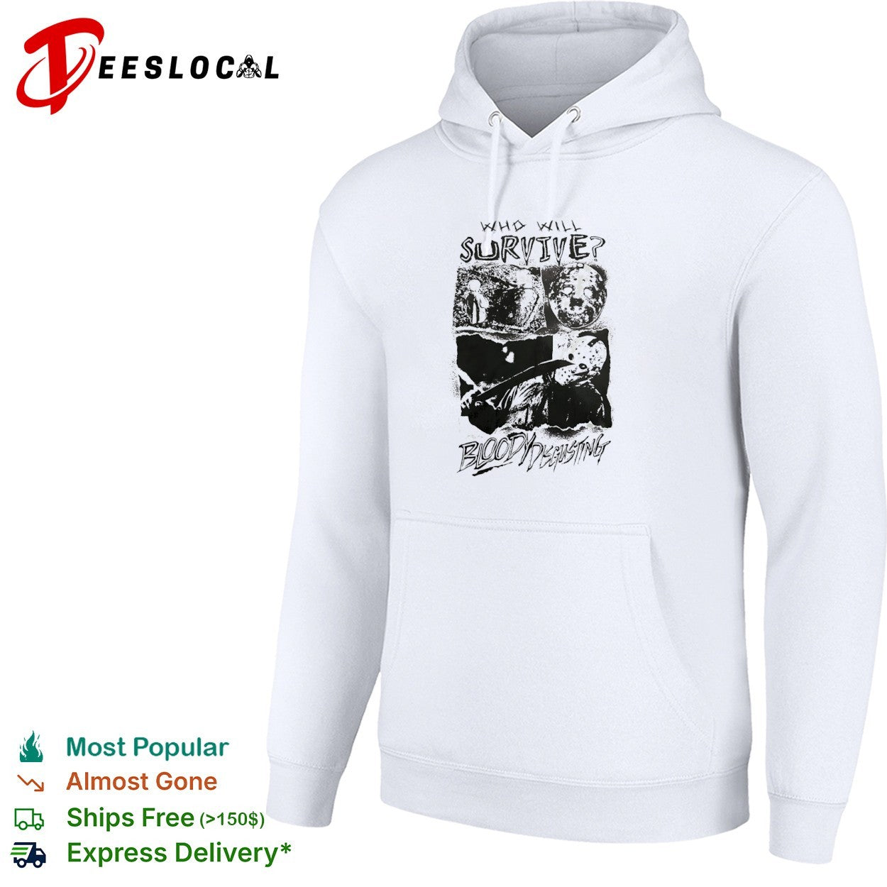 Jason Voorhees Friday the 13th Who Will Survive Bloody Disgusting shirt