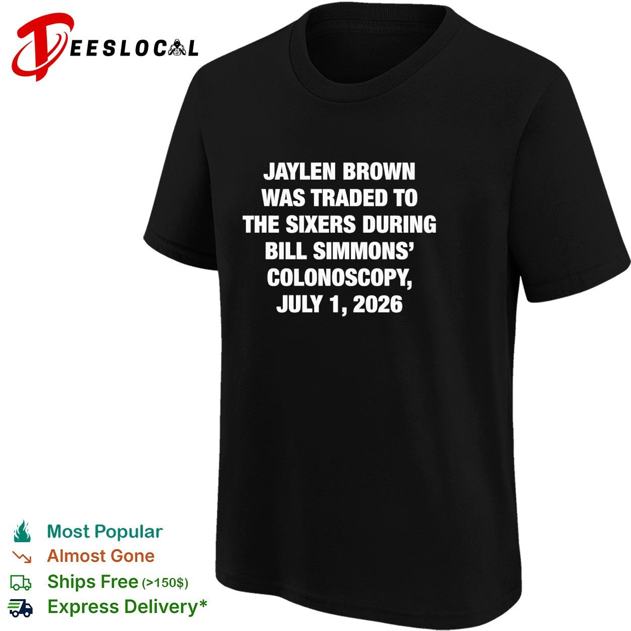 Jaylen Brown trade funny sports commentary quote shirt