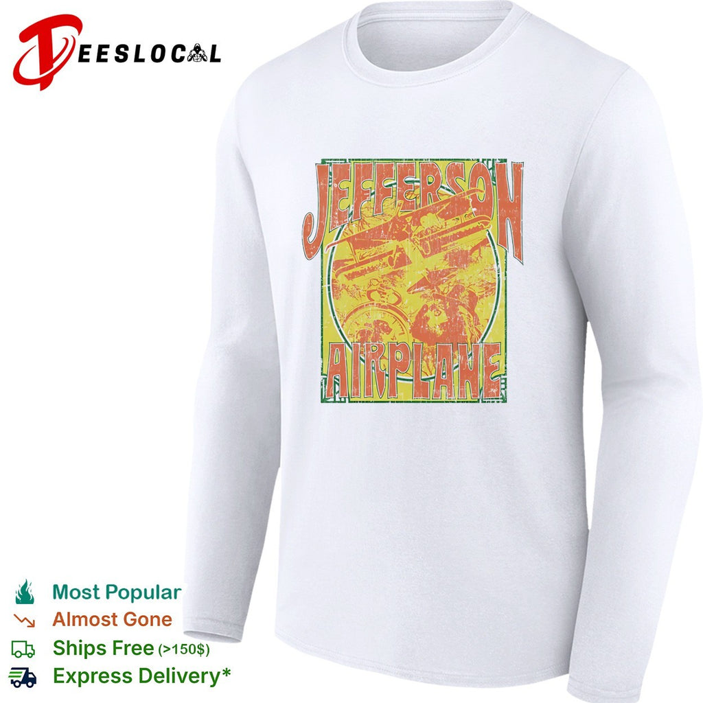 Jefferson Airplane distressed vintage band shirt