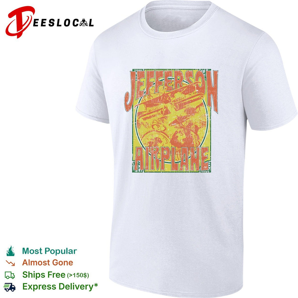 Jefferson Airplane distressed vintage band shirt