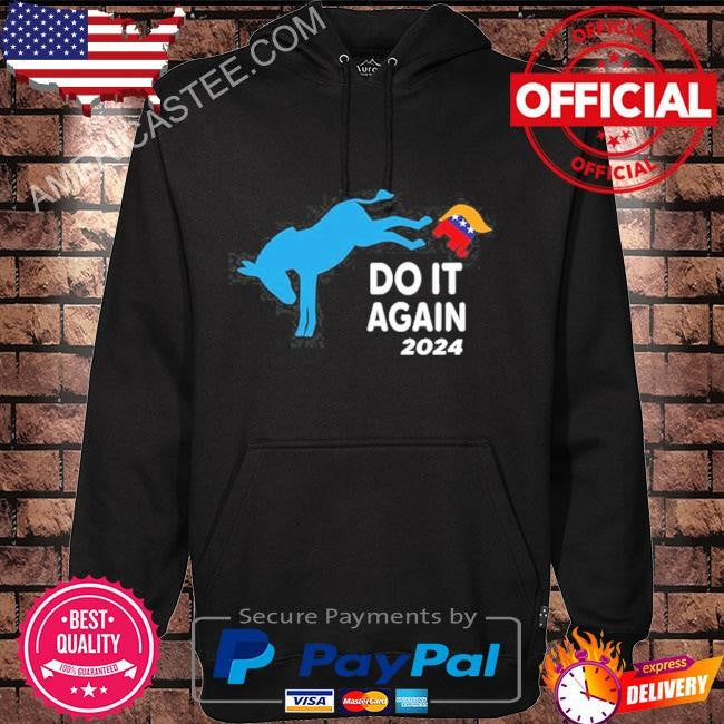 Jeras ikehorn do it again 2024 donkey Trump elephant president shirt