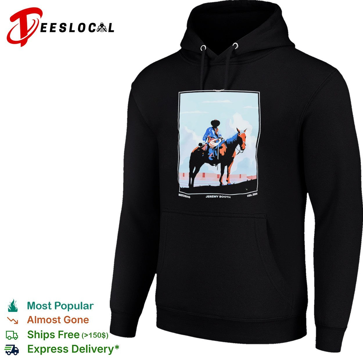 Jeremy Booth watchdog USA 2024 cowboy shirt