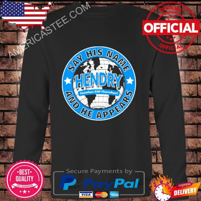 Joe hendry – tuesdays and thursdays shirt